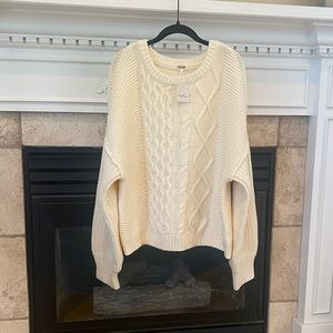 Free People Dream Crewneck Sweater